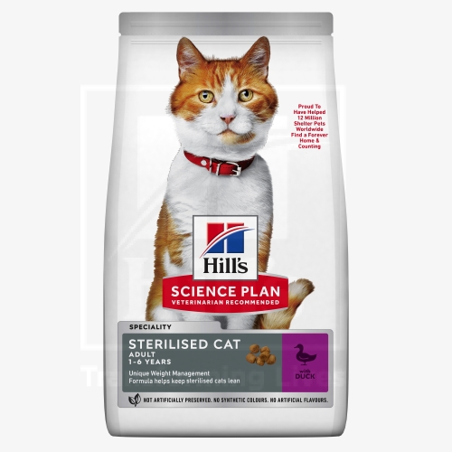 Hill's Science Plan Sterilized Young kassitoit pardilihaga 3kg